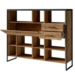 Red Living Regal Turriers III - Fichte Dekor / Matt Schwarz 9 Red Living Regal Turriers III - Fichte Dekor / Matt Schwarz -Wohnzimmermöbel boutique en ligne 1000245417 210217 13054000070 DETAILS P000000001000245417