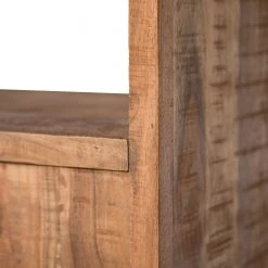 Ars manufacti Büroschrank Domme - Akazie massiv / Eisen - Akazie / Anthrazit -Wohnzimmermöbel boutique en ligne 1000246786 220318 037 DETAILS P000000001000246786