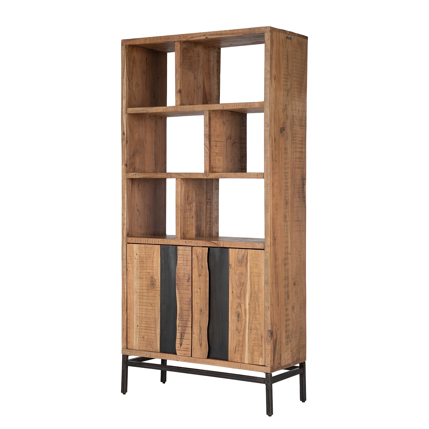 Ars manufacti Büroregal Domme - Akazie massiv / Eisen - Akazie / Anthrazit 1 Ars manufacti Büroregal Domme - Akazie massiv / Eisen - Akazie / Anthrazit