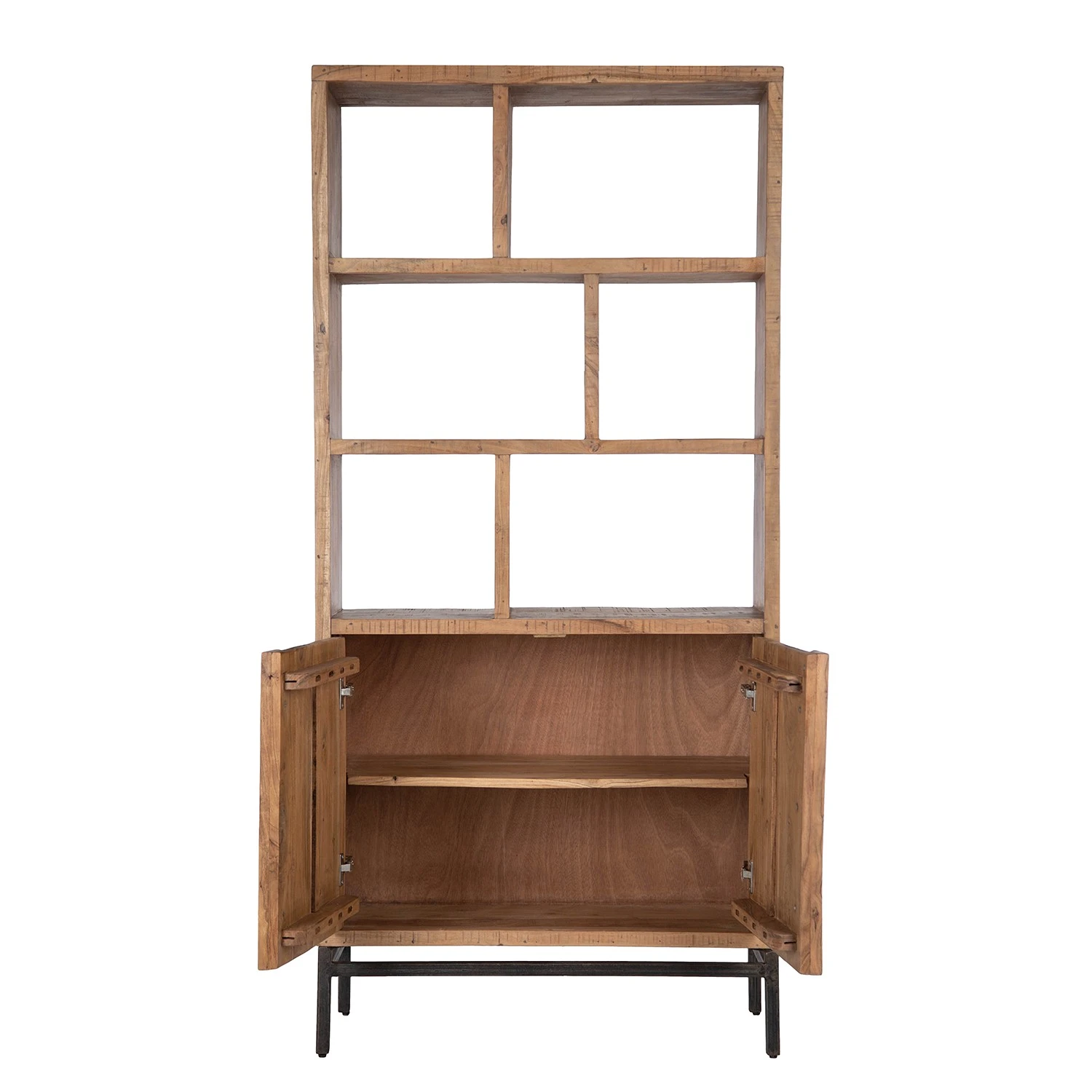 Ars manufacti Büroregal Domme - Akazie massiv / Eisen - Akazie / Anthrazit 12 Ars manufacti Büroregal Domme - Akazie massiv / Eisen - Akazie / Anthrazit – Bild 12