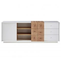 Loftscape Sideboard Crecora I - Weiß / Eiche Dekor -Wohnzimmermöbel boutique en ligne 1000246839 210727 12504800020 DETAILS P000000001000246839