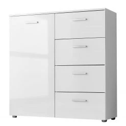 Loftscape Kommode Moustier I - Hochglanz Weiß