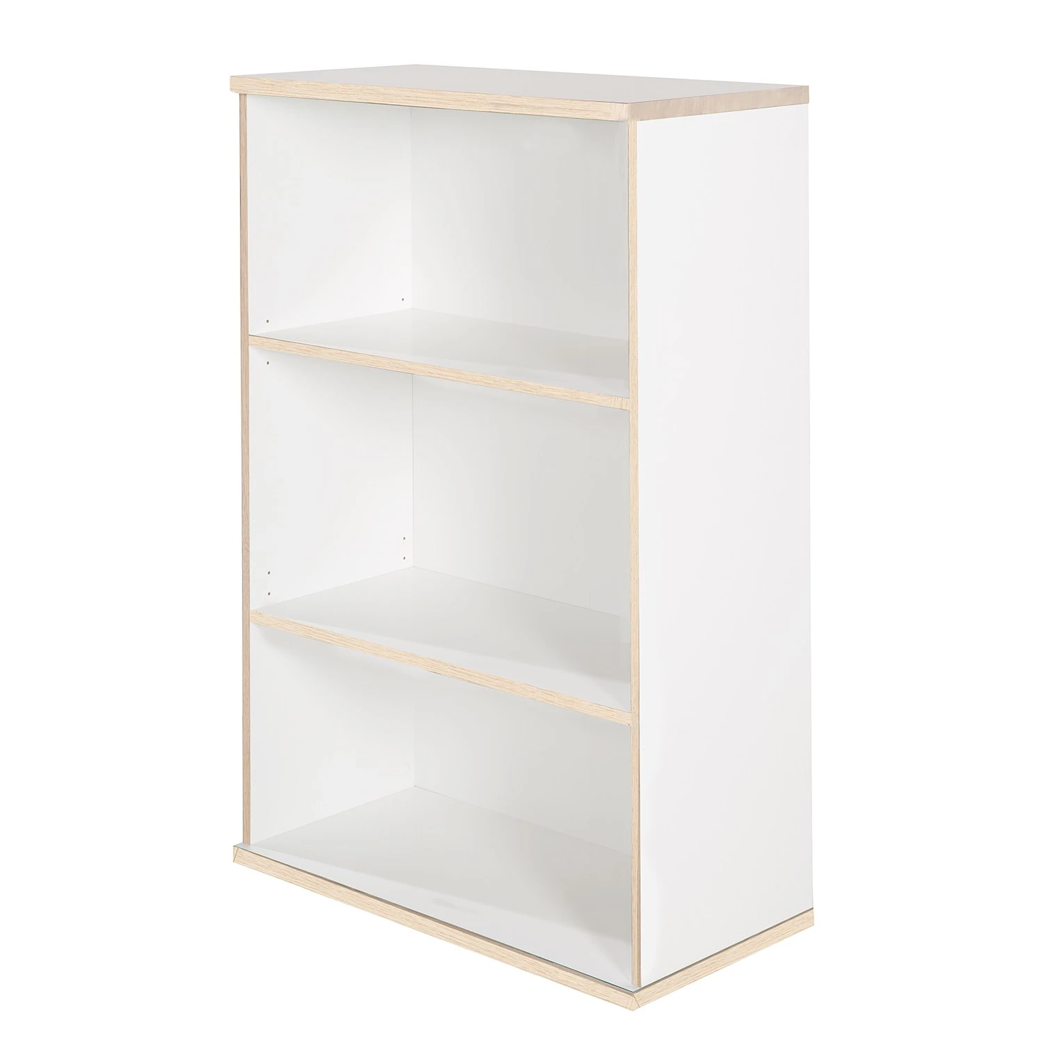 Furnitive Regal Basix I - Weiß / Eiche Sägerau Dekor 1 Furnitive Regal Basix I - Weiß / Eiche Sägerau Dekor