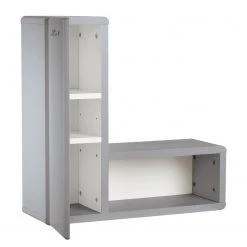 Furnitive Wandregal Limay - Anthrazitmetallic -Wohnzimmermöbel boutique en ligne 1000248652 210326 08410700033 DETAILS P000000001000248652