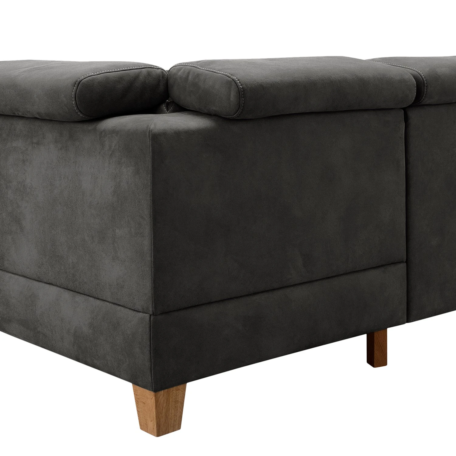 Loftscape Ecksofa Vignols - Microfaser - Microfaser Flavie: Grau - Ausrichtung rechts - Ohne Schlaffunktion 8 Loftscape Ecksofa Vignols - Microfaser - Microfaser Flavie: Grau - Ausrichtung rechts - Ohne Schlaffunktion – Bild 8