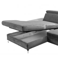 Loftscape Ecksofa Tamaris I - Cord - Cordstoff Inbal: Grau - Longchair davorstehend links - Mit Schlaffunktion -Wohnzimmermöbel boutique en ligne 1000248816 210317 15141101730 DETAILS P000000001000248816