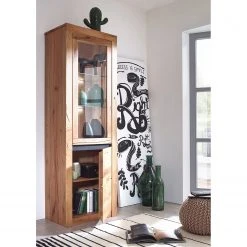 Naturoo Vitrinenschrank Gerville I - Wildeiche massiv -Wohnzimmermöbel boutique en ligne 1000249418 210420 08264300006 MOOD DETAILS P000000001000249418 mood