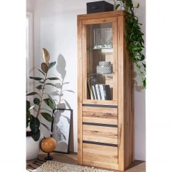 Naturoo Vitrinenschrank Gerville II - Wildeiche massiv -Wohnzimmermöbel boutique en ligne 1000249423 210420 08270200021 MOOD DETAILS P000000001000249423 mood