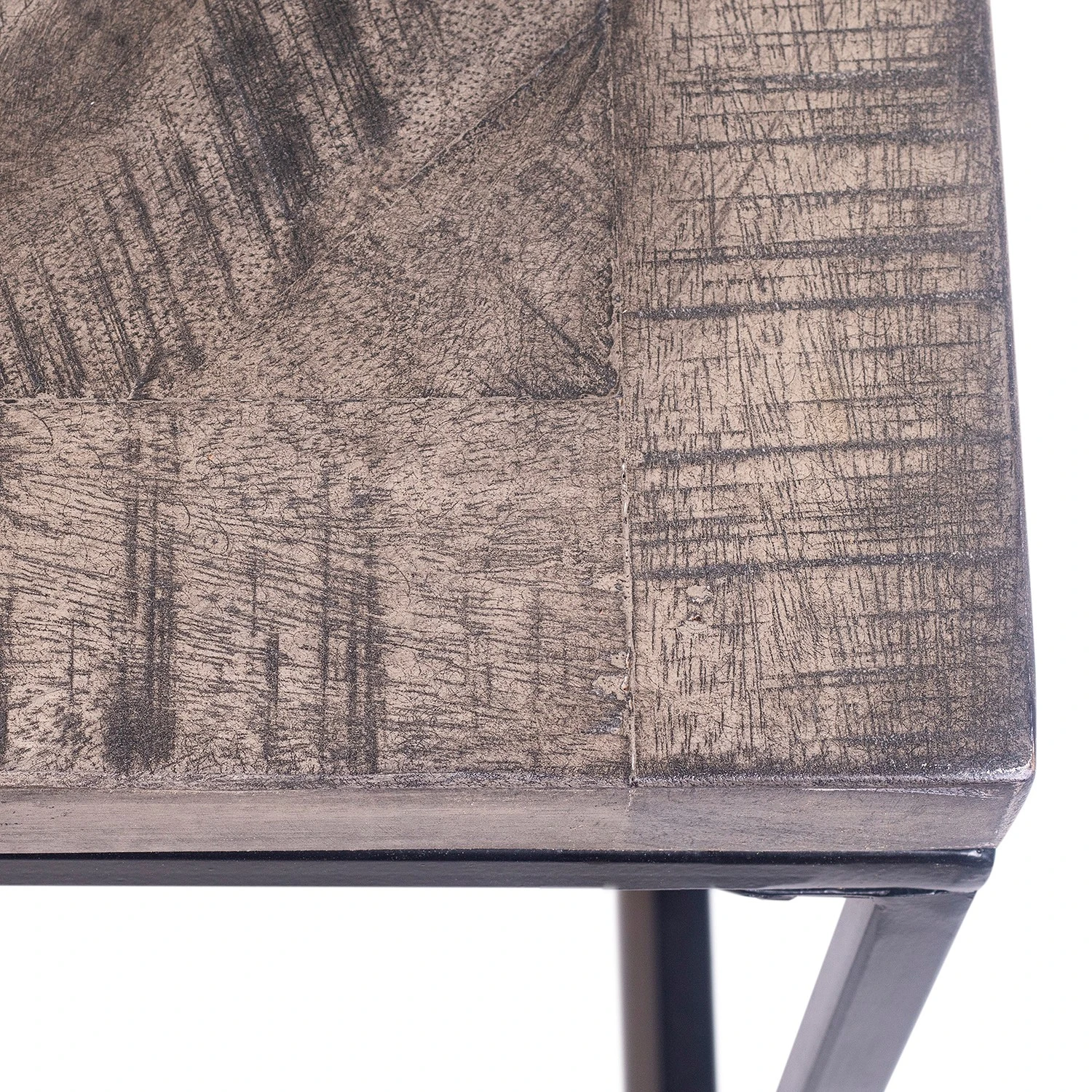 Red Living Couchtisch Montbray I - Mango massiv / Metall - Mango Grau / Schwarz 3 Red Living Couchtisch Montbray I - Mango massiv / Metall - Mango Grau / Schwarz – Bild 3