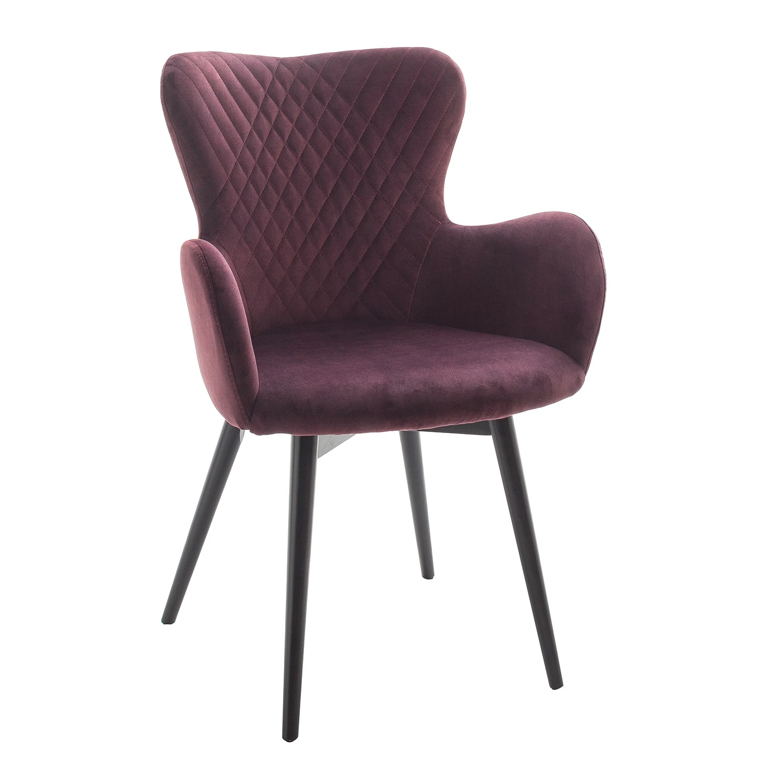 Loftscape Armlehnenstuhl Mettray - Flachgewebe / Buche massiv - Bordeaux 2 Loftscape Armlehnenstuhl Mettray - Flachgewebe / Buche massiv - Bordeaux – Bild 2