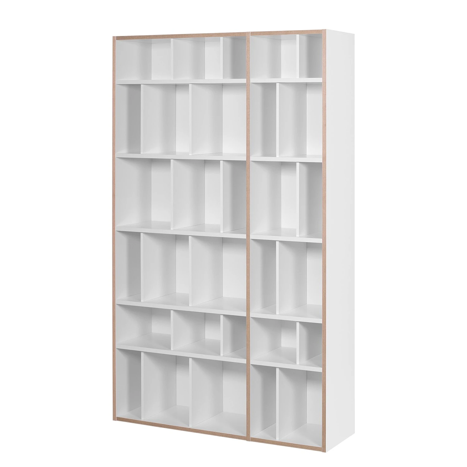 Temahome Regal Group 108 - Wabenplatte - Weiß / Hellbraun 1 Temahome Regal Group 108 - Wabenplatte - Weiß / Hellbraun