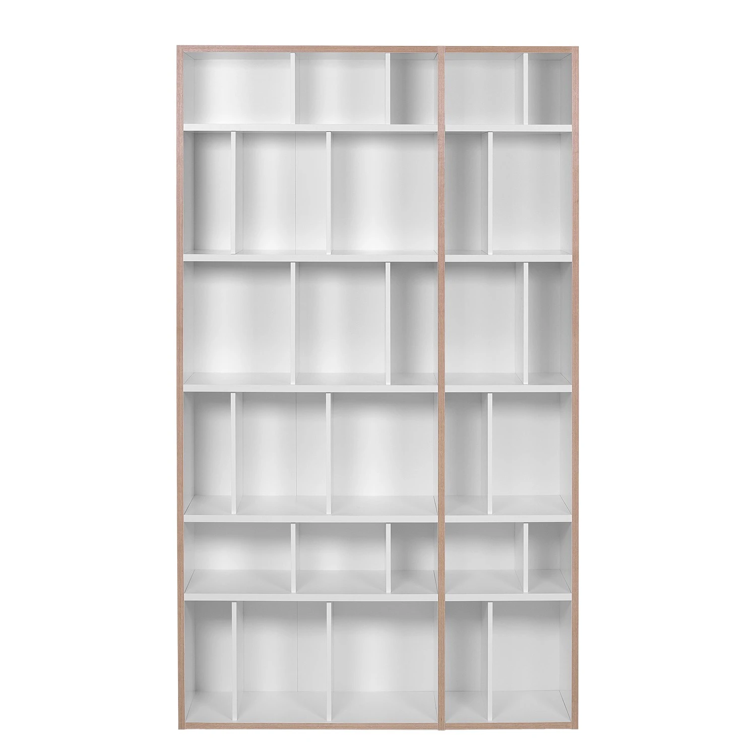 Temahome Regal Group 108 - Wabenplatte - Weiß / Hellbraun 3 Temahome Regal Group 108 - Wabenplatte - Weiß / Hellbraun – Bild 3