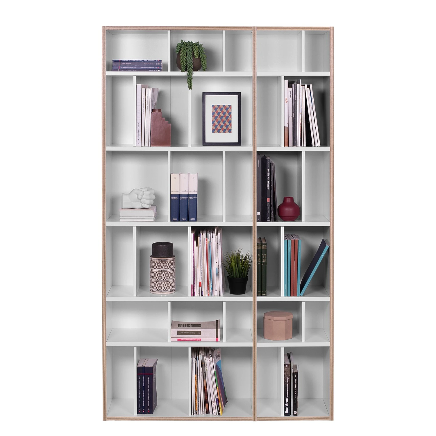 Temahome Regal Group 108 - Wabenplatte - Weiß / Hellbraun 4 Temahome Regal Group 108 - Wabenplatte - Weiß / Hellbraun – Bild 4