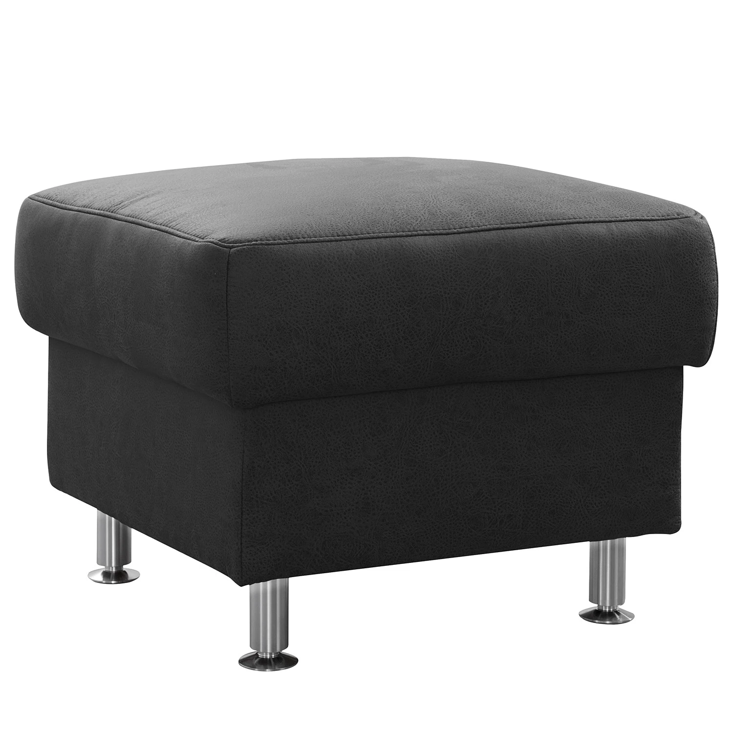 Loftscape Polsterhocker Guillon - Microfaser - Microfaser Taeko: Schwarz 1 Loftscape Polsterhocker Guillon - Microfaser - Microfaser Taeko: Schwarz