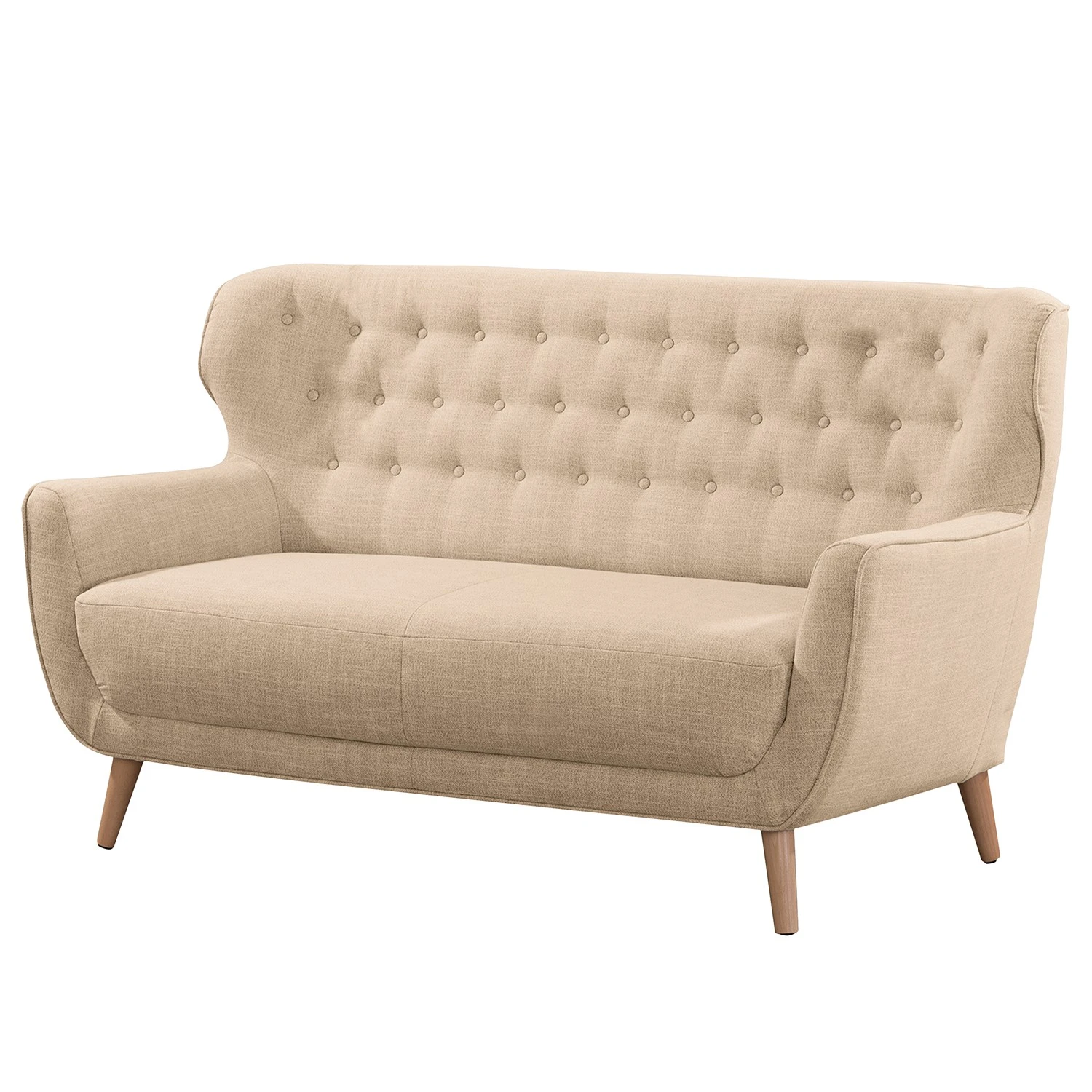 Ridgevalley Sofa Mansac (2-Sitzer) - Flachgewebe - Flachgewebe Gila: Beige 1 Ridgevalley Sofa Mansac (2-Sitzer) - Flachgewebe - Flachgewebe Gila: Beige