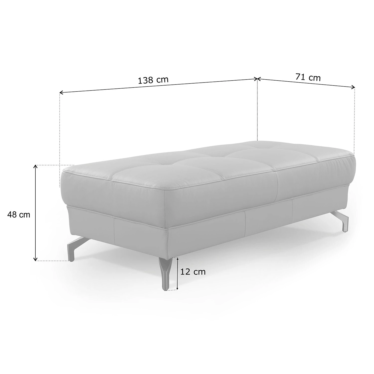 Loftscape Polsterhocker Lascaux - Echtleder - Echtleder Pua: Rot 5 Loftscape Polsterhocker Lascaux - Echtleder - Echtleder Pua: Rot – Bild 5