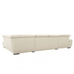 Loftscape Wohnlandschaft Beutin - Flachgewebe - Flachgewebe Olea: Weiß - Ottomane davorstehend rechts - Ohne Schlaffunktion -Wohnzimmermöbel boutique en ligne 1000253815 210419 15101100773 DETAILS P000000001000253815