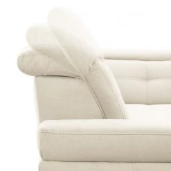 Loftscape Wohnlandschaft Beutin - Flachgewebe - Flachgewebe Olea: Weiß - Ottomane davorstehend rechts - Ohne Schlaffunktion -Wohnzimmermöbel boutique en ligne 1000253815 210419 15101200774 DETAILS P000000001000253815