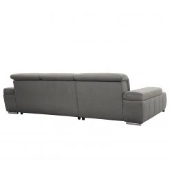 Loftscape Ecksofa Beutin - Flachgewebe - Flachgewebe Olea: Grau - Longchair davorstehend links - Mit Schlaffunktion -Wohnzimmermöbel boutique en ligne 1000253828 210419 15114500886 DETAILS P000000001000253828