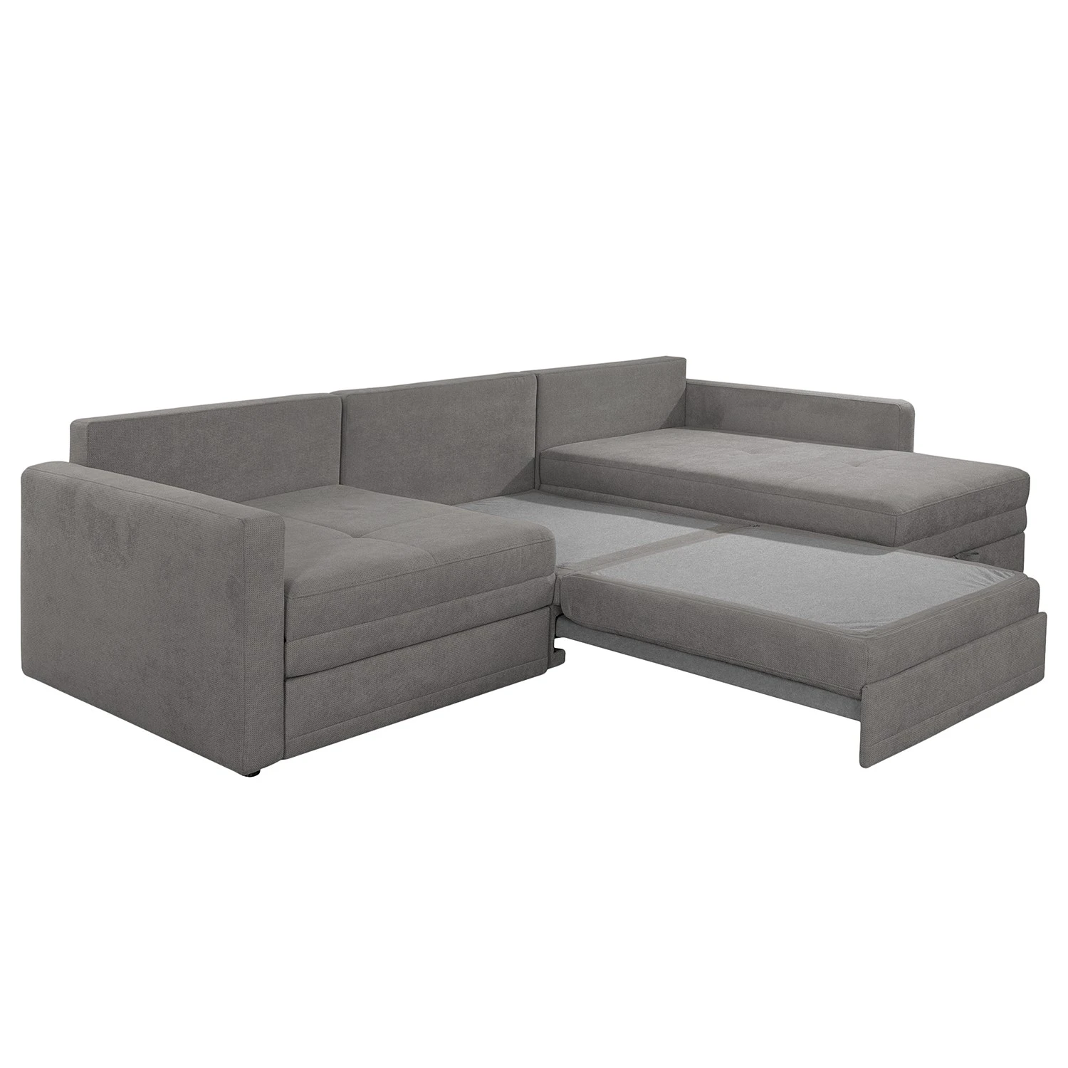 Loftscape Ecksofa Guillac - Webstoff - Webstoff Palila: Fango - Longchair davorstehend rechts - Mit Schlaffunktion 3 Loftscape Ecksofa Guillac - Webstoff - Webstoff Palila: Fango - Longchair davorstehend rechts - Mit Schlaffunktion – Bild 3