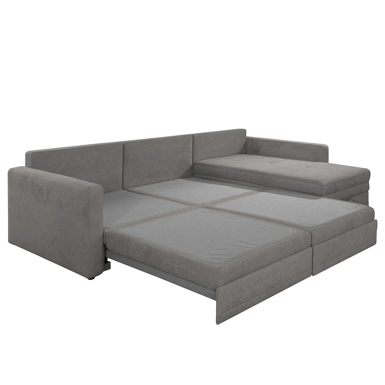 Loftscape Ecksofa Guillac - Webstoff - Webstoff Palila: Fango - Longchair davorstehend rechts - Mit Schlaffunktion 4 Loftscape Ecksofa Guillac - Webstoff - Webstoff Palila: Fango - Longchair davorstehend rechts - Mit Schlaffunktion – Bild 4