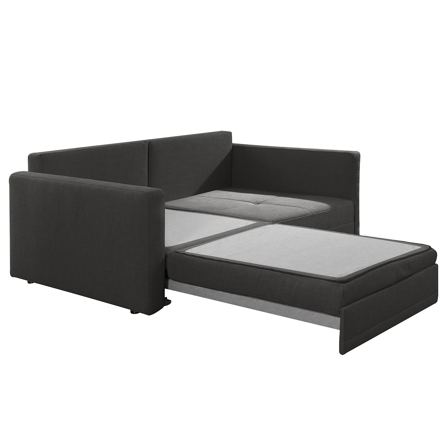 Loftscape Sofa Guillac (2-Sitzer) - Flachgewebe - Flachgewebe Gila: Anthrazit - Mit Schlaffunktion 3 Loftscape Sofa Guillac (2-Sitzer) - Flachgewebe - Flachgewebe Gila: Anthrazit - Mit Schlaffunktion – Bild 3