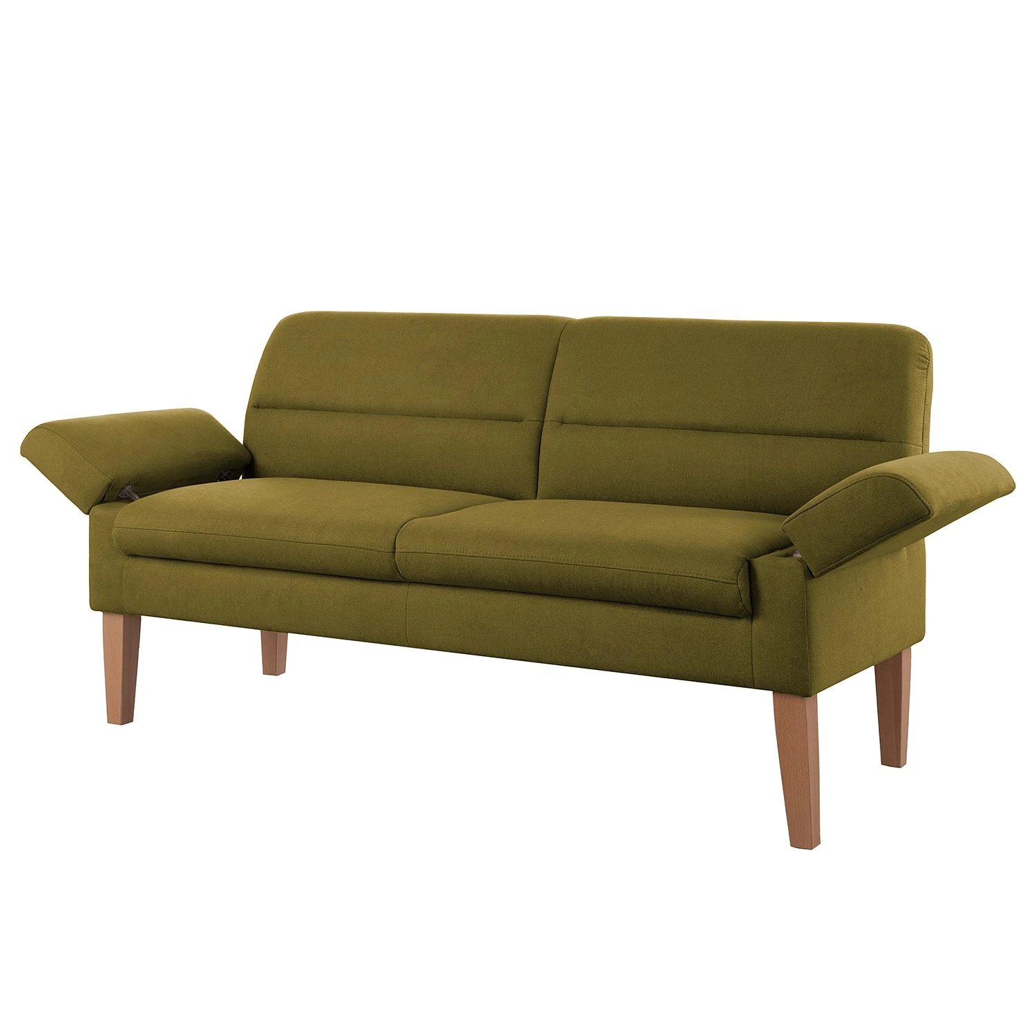 Loftscape Sofa Juillac (2,5-Sitzer) - Flachgewebe - Flachgewebe Olea: Olivgrün 3 Loftscape Sofa Juillac (2,5-Sitzer) - Flachgewebe - Flachgewebe Olea: Olivgrün – Bild 3