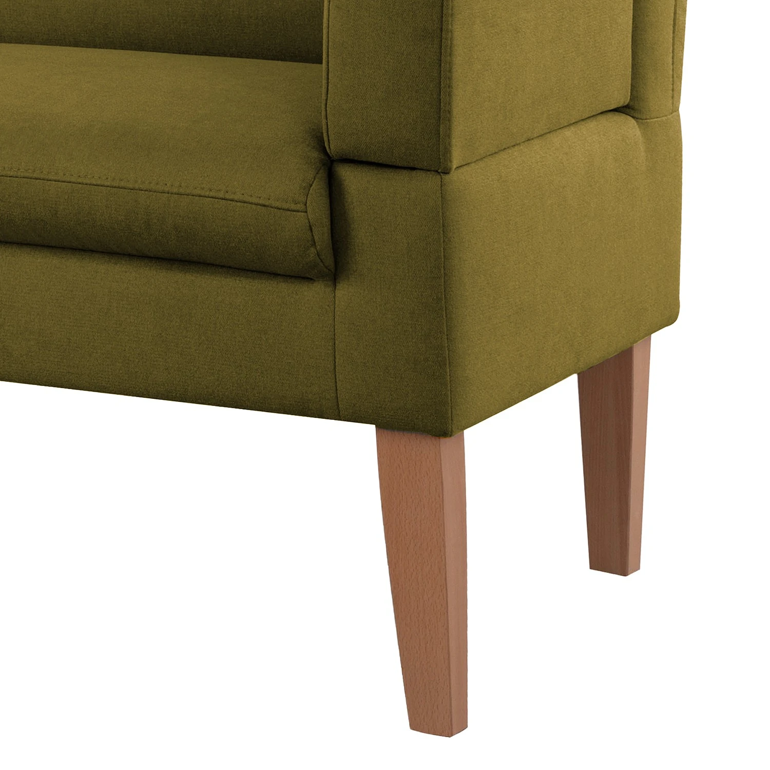 Loftscape Sofa Juillac (2,5-Sitzer) - Flachgewebe - Flachgewebe Olea: Olivgrün 9 Loftscape Sofa Juillac (2,5-Sitzer) - Flachgewebe - Flachgewebe Olea: Olivgrün – Bild 9