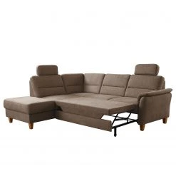 Loftscape Ecksofa Baulon II - Flachgewebe - Flachgewebe Ama: Nougat - Ottomane davorstehend links - Mit Schlaffunktion -Wohnzimmermöbel boutique en ligne 1000253993 210419 15335602381 DETAILS P000000001000253993