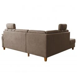 Loftscape Ecksofa Baulon II - Flachgewebe - Flachgewebe Ama: Nougat - Ottomane davorstehend links - Mit Schlaffunktion -Wohnzimmermöbel boutique en ligne 1000253993 210419 15335802384 DETAILS P000000001000253993