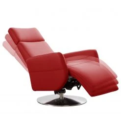 Fredriks Relaxsessel Bosville - Echtleder - Echtleder Pua: Rot - Relaxfunktion - Manuelle Verstellung -Wohnzimmermöbel boutique en ligne 1000254183 210426 12302800322 DETAILS P000000001000254183