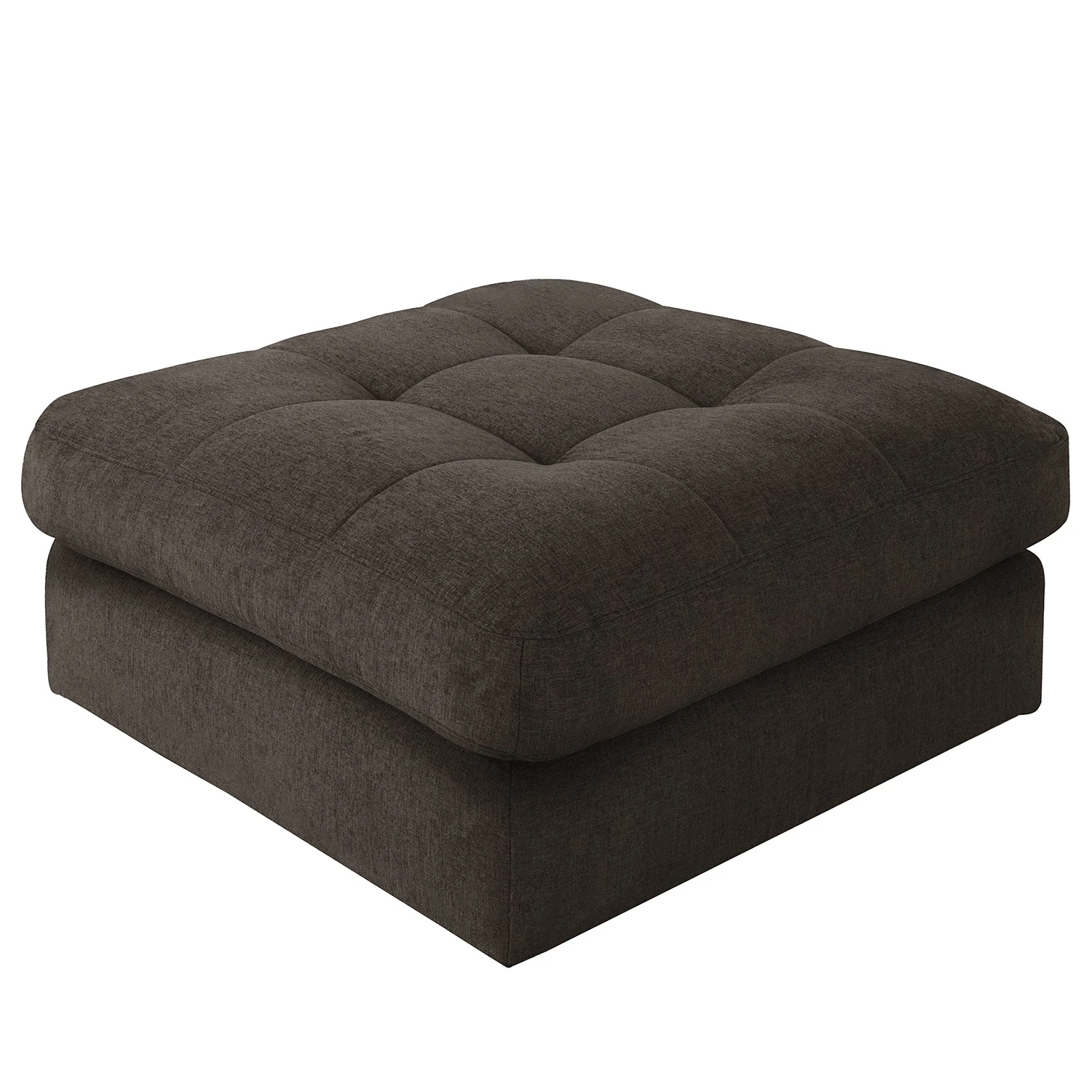 Fredriks Polsterhocker Montfort - Chenille - Chenille Alix: Espresso 1 Fredriks Polsterhocker Montfort - Chenille - Chenille Alix: Espresso