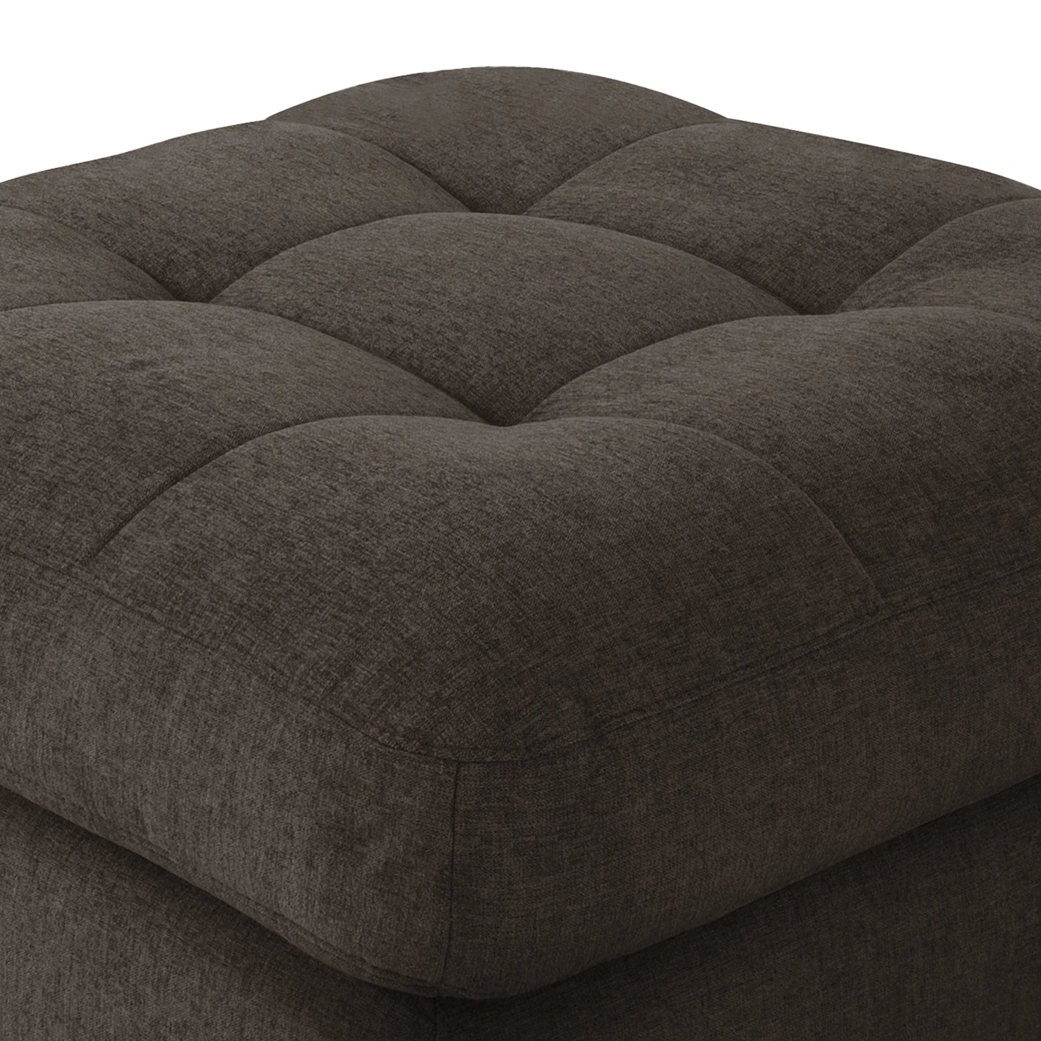 Fredriks Polsterhocker Montfort - Chenille - Chenille Alix: Espresso 3 Fredriks Polsterhocker Montfort - Chenille - Chenille Alix: Espresso – Bild 3