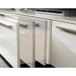 GWINNER Wohnwand Bellano II (3-teilig) - Matt Weiß / Beton Dekor - Ausrichtung rechts - Mit Beleuchtung -Wohnzimmermöbel boutique en ligne 1000254953 210511 10461000262 DETAILS P000000001000254953