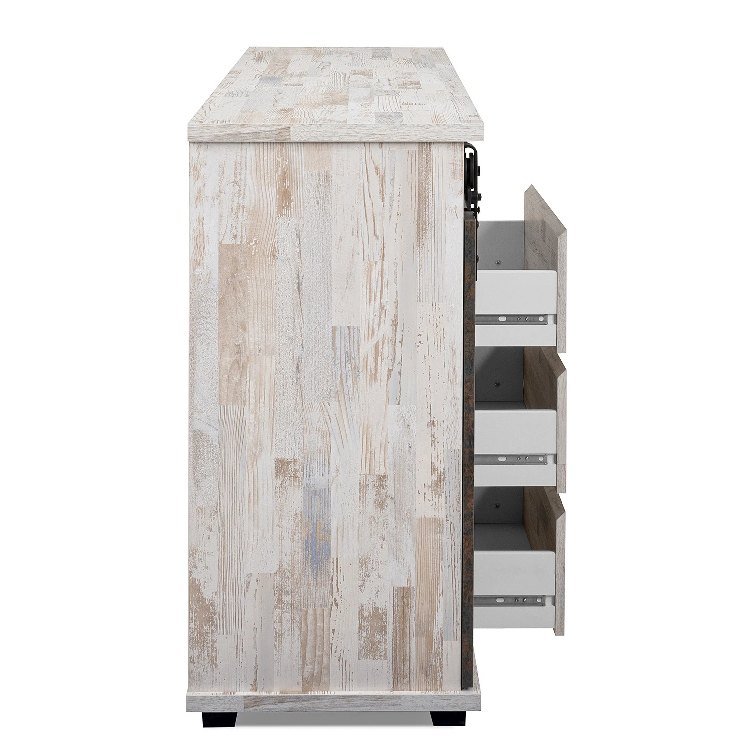 Maison Belfort Sideboard Janze I - Kiefer Weiß Dekor / Vintage Braun 8 Maison Belfort Sideboard Janze I - Kiefer Weiß Dekor / Vintage Braun – Bild 8