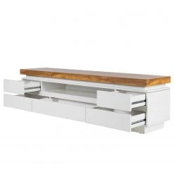 Fredriks TV-Lowboard Namona II - Inkl. Beleuchtung - Eiche Dekor / Weiß -Wohnzimmermöbel boutique en ligne 1000255072 220729 040 DETAILS P000000001000255072