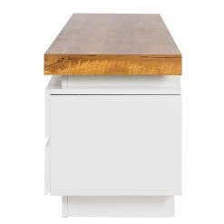 Fredriks TV-Lowboard Namona II - Inkl. Beleuchtung - Eiche Dekor / Weiß -Wohnzimmermöbel boutique en ligne 1000255072 220729 045 DETAILS P000000001000255072