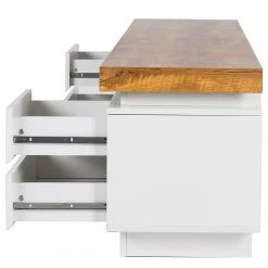 Fredriks TV-Lowboard Namona II - Inkl. Beleuchtung - Eiche Dekor / Weiß -Wohnzimmermöbel boutique en ligne 1000255072 220729 050 DETAILS P000000001000255072