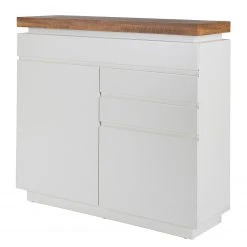 Fredriks Kommode Namona I - Inkl. Beleuchtung - Eiche Dekor / Weiß