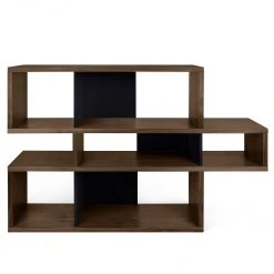 Temahome Regal London I - Walnuss / Schwarz -Wohnzimmermöbel boutique en ligne 1000255218 210324 15033200028 DETAILS P000000001000255218