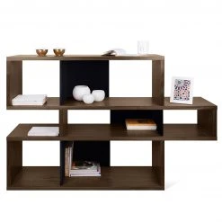 Temahome Regal London I - Walnuss / Schwarz -Wohnzimmermöbel boutique en ligne 1000255218 210324 15033200030 DETAILS P000000001000255218