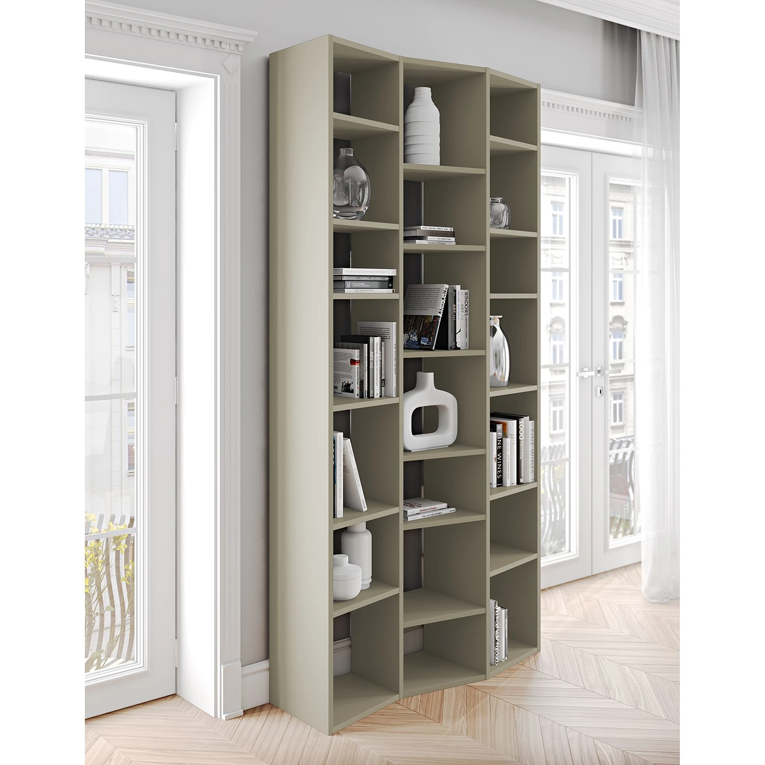 Temahome Regal Maze IV - Sandgrau 3 Temahome Regal Maze IV - Sandgrau – Bild 3