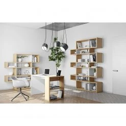 Temahome Regal London III - Eiche / Weiß -Wohnzimmermöbel boutique en ligne 1000255247 210324 15033500230 MOOD DETAILS P000000001000255247 mood