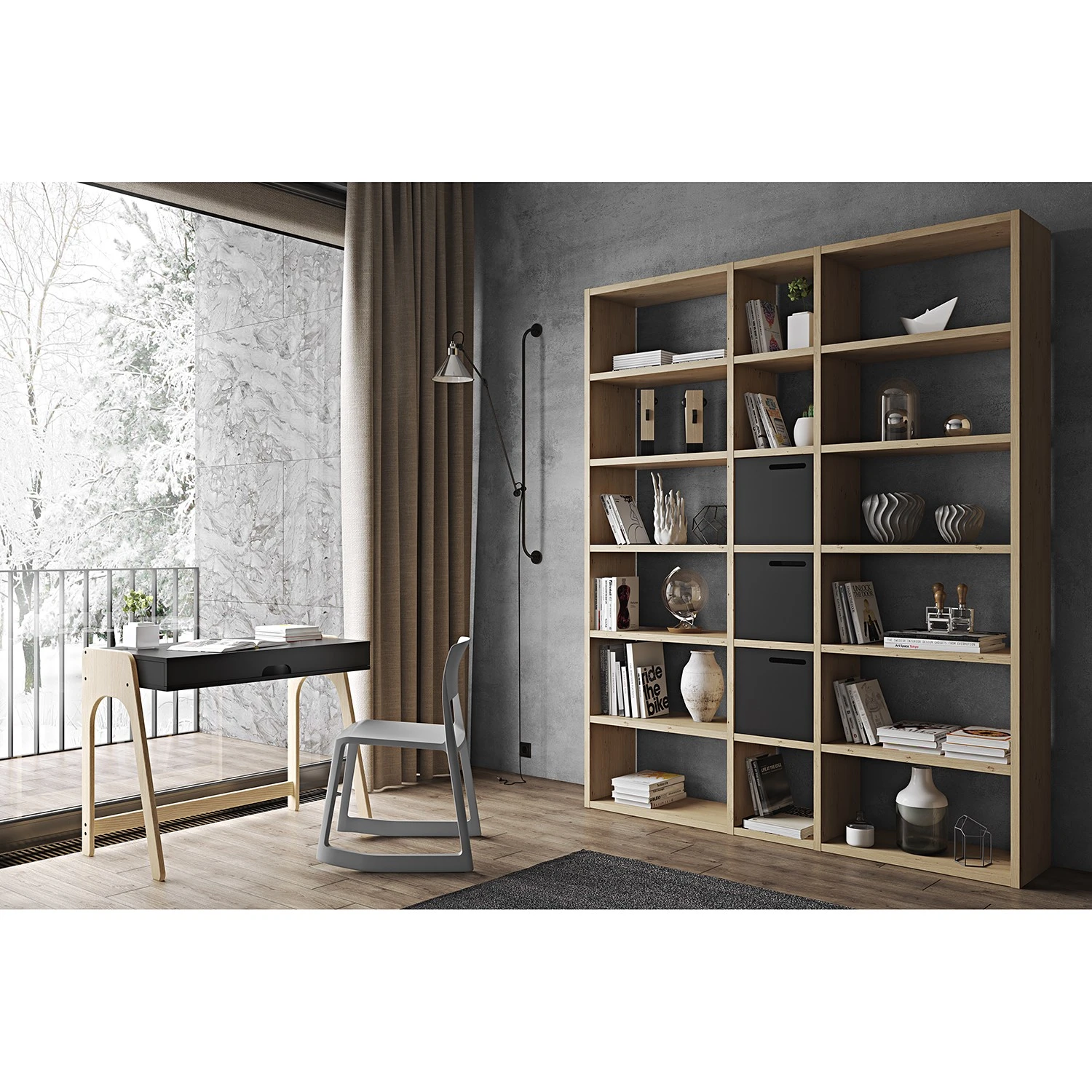 Temahome Regal Pombal I - Eiche 2 Temahome Regal Pombal I - Eiche – Bild 2