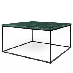 Temahome Couchtisch Gleam I - Marmor / Metall - Grün / Schwarz - Breite: 75 cm