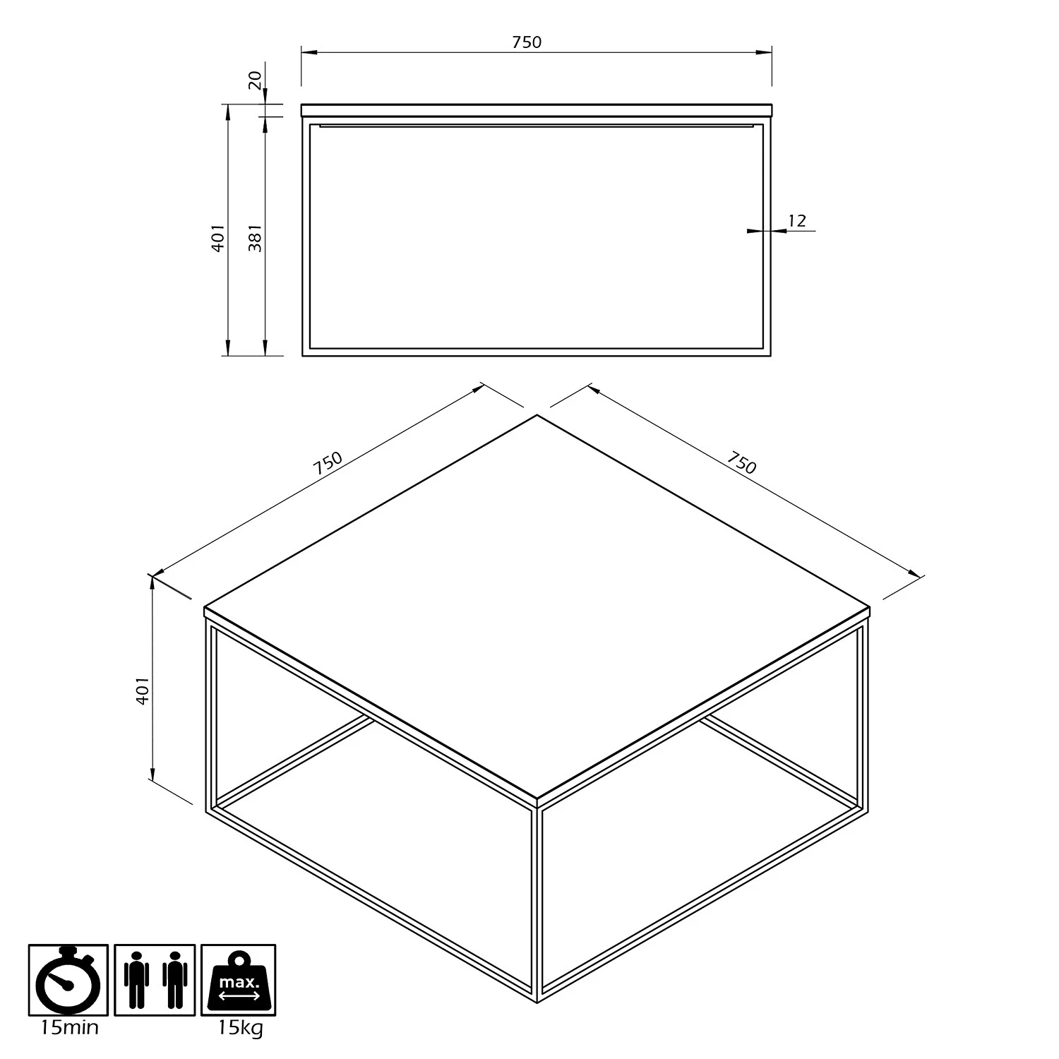 Temahome Couchtisch Gleam I - Marmor / Metall - Weiß / Chrom - Breite: 75 cm 6 Temahome Couchtisch Gleam I - Marmor / Metall - Weiß / Chrom - Breite: 75 cm – Bild 6