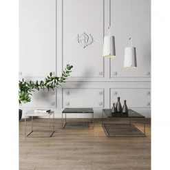 Temahome Couchtisch Gleam I - Marmor / Metall - Grün / Chrom - Breite: 75 cm -Wohnzimmermöbel boutique en ligne 1000255279 210324 15033800464 MOOD DETAILS P000000001000255279 mood