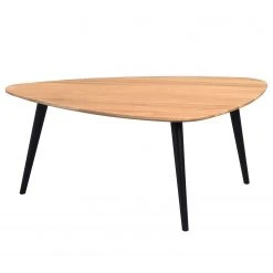 Naturoo Couchtisch Le Verdier II - Wildeiche / Buche massiv - Wildeiche / Schwarz