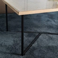 Loftscape Couchtisch Boissay - Wiener Geflecht / Metall - Kiefer / Schwarz -Wohnzimmermöbel boutique en ligne 1000255957 211019 140607000054 DETAILS P000000001000255957