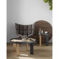 Temahome Couchtisch Bruno - Echtholzfurnier / Metall - Eiche / Schwarz -Wohnzimmermöbel boutique en ligne 1000255969 210331 14445200021 MOOD DETAILS P000000001000255969 mood